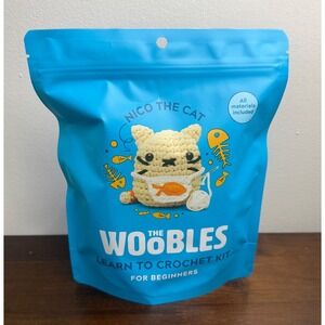 The Woobles Nico the Cat Learn to Crochet Kit for Beginners New Amigurumi DIY